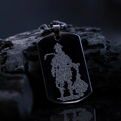 Hanuman Chalisa pendant with chain (locket)